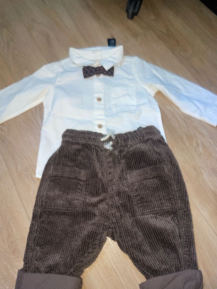 Ensemble bébé chemisier pantalon - photo numéro 2
