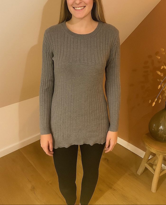 💜 Pull gris Primark taille L 💜