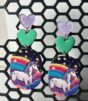 Boucles d’oreilles - Chacun sa licorne