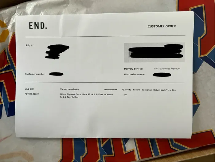 Nike Air Force 3 Low Nigo White Multi Color Taille 44,5 - photo numéro 15