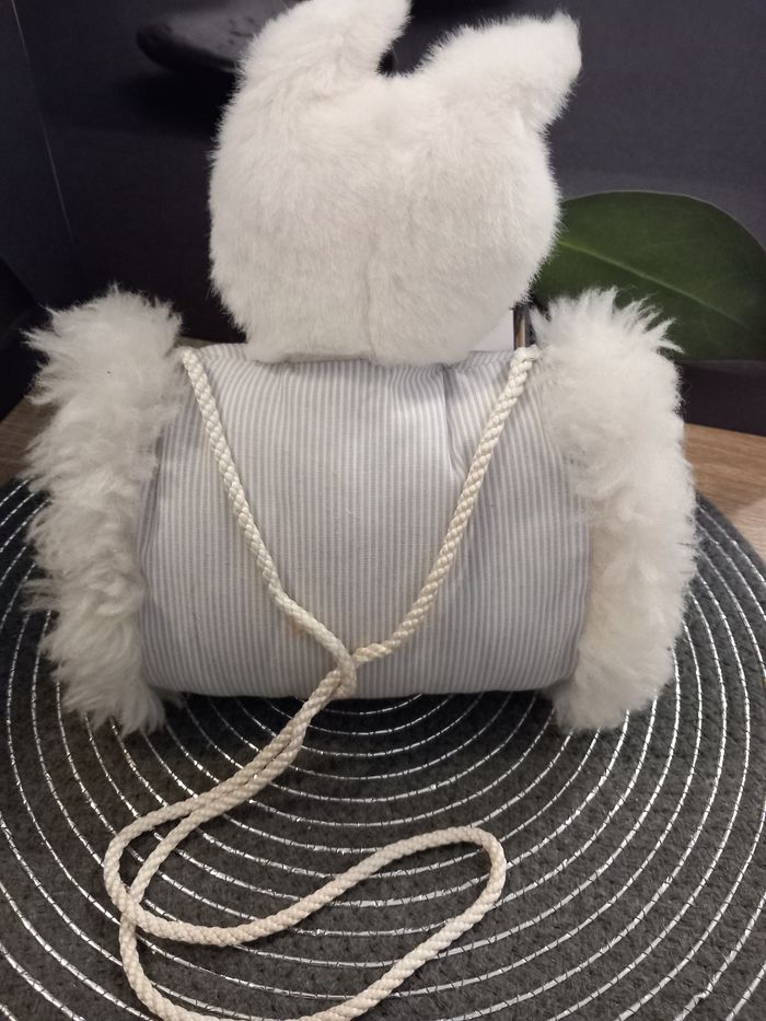 Peluche lapin vintage vichy bleu
 CDJ - photo numéro 5