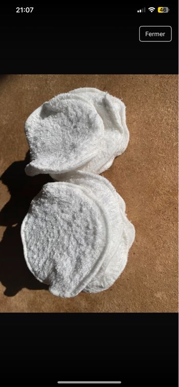 Coussinets allaitement lavables 