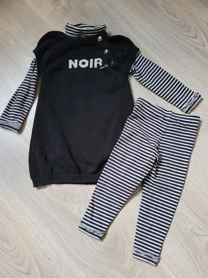Robe + legging 2 ans 92 cm Orchestra - photo numéro 5