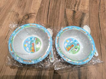 Assiette plus cuillère enfant