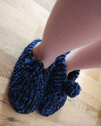 Chaussons en laine enfant (extensible)