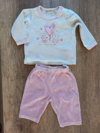 Pyjama 2 pièces fille 6 mois