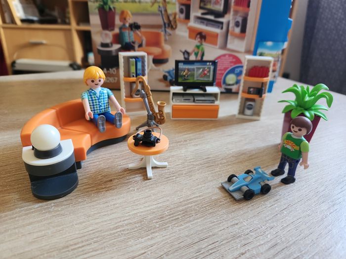 Playmobil 9267 – Salon équipé ✨ Boîte & notice