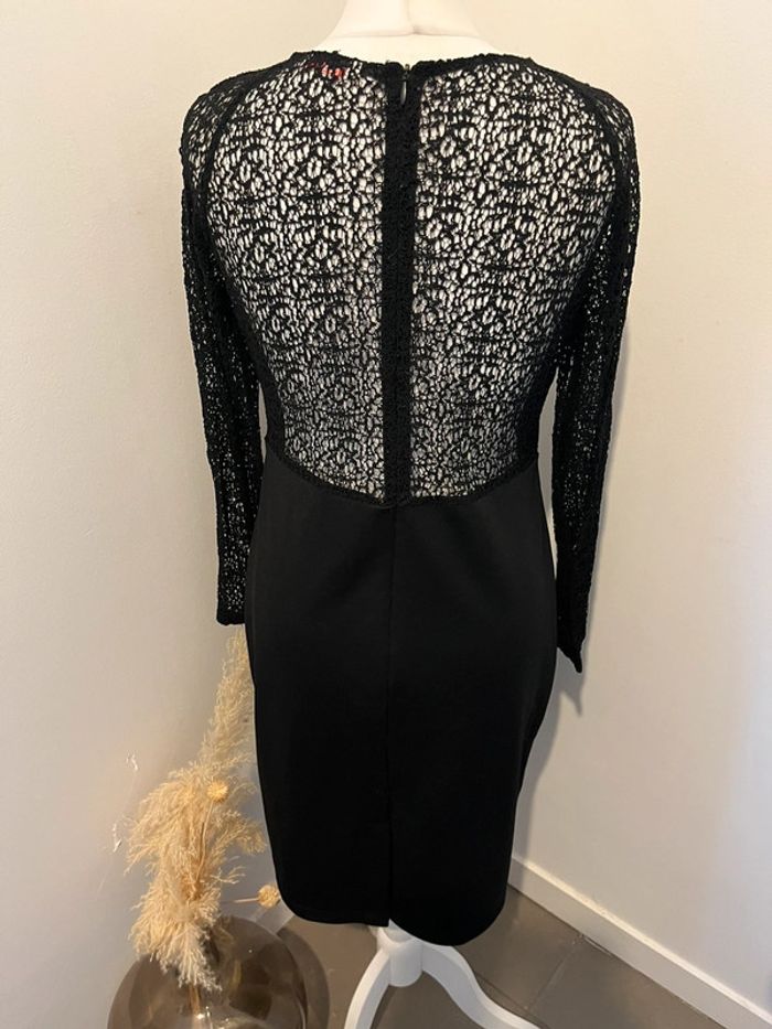 Robe noire et dentelle camaïeu S - photo numéro 5