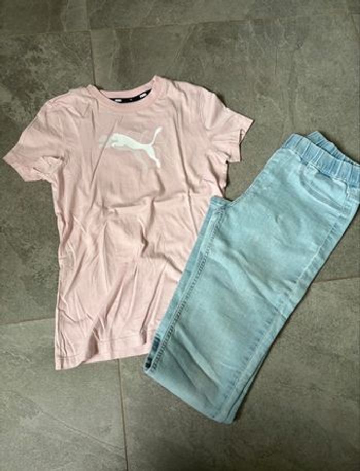 Lot t-shirt et jegging