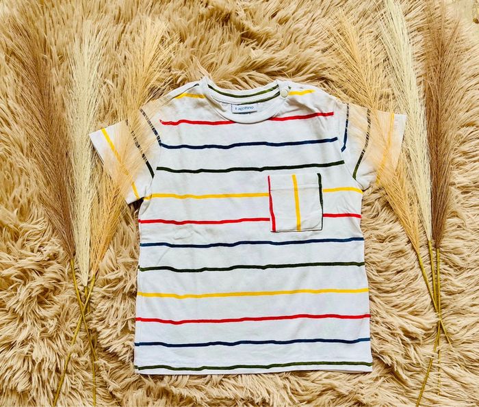 T-shirt manches courtes rayures