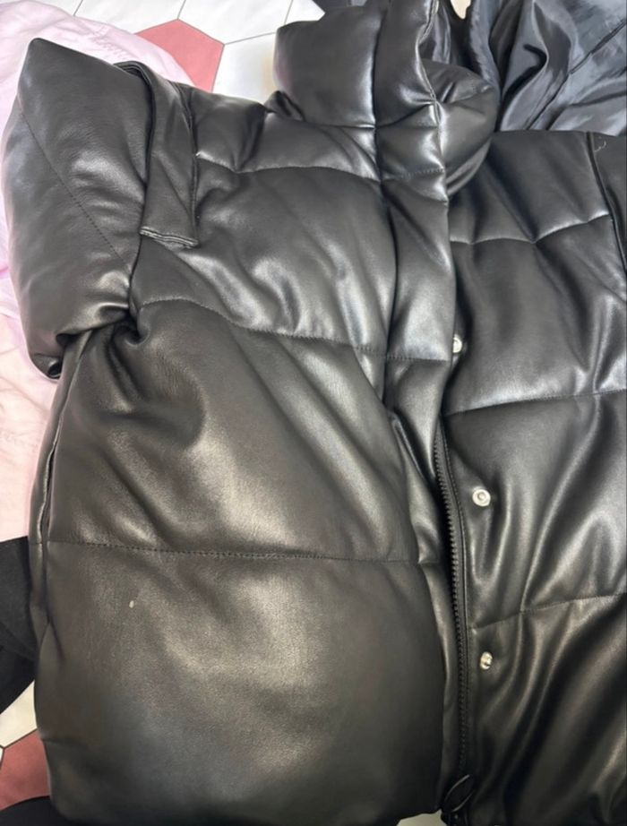 Doudoune similicuir - photo numéro 2