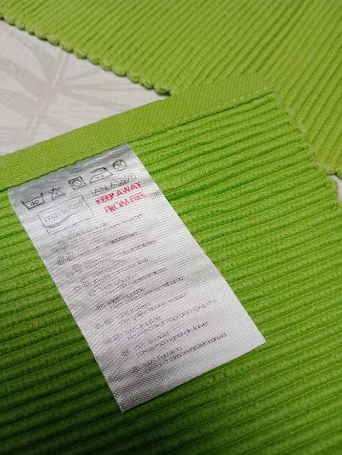 Sets de table coton côtelé - photo numéro 5