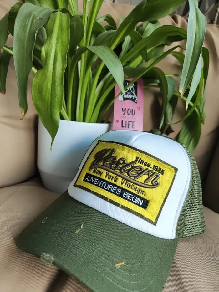 Casquette Trucker Western verte