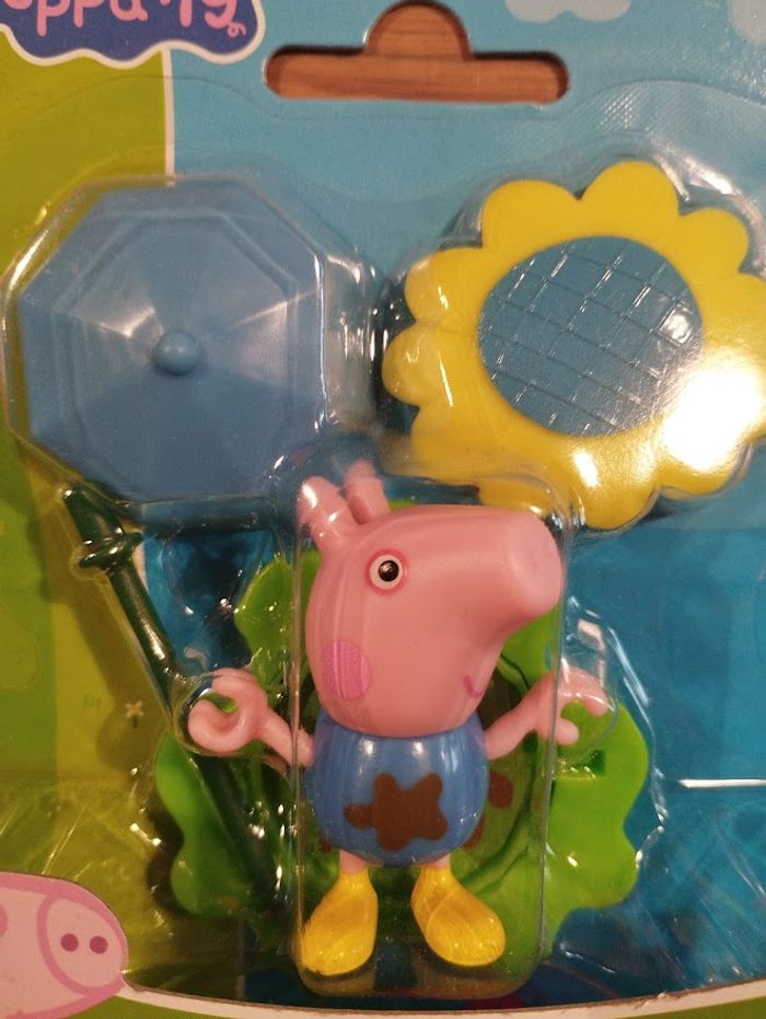NEUF Figurine "George joue dans la boue" Peppe Pig - photo numéro 2