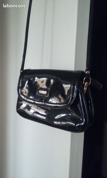 Sac bandoulière vernis