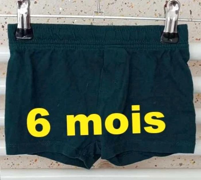 Short vert foncé In Extenso Taille 6 mois