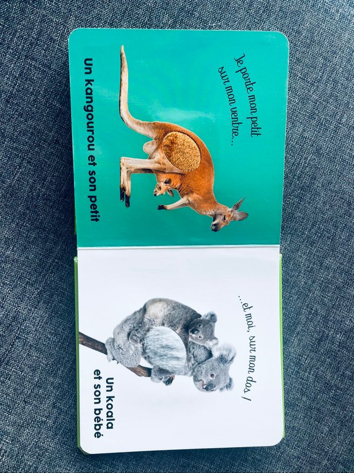 Livre bébé sensoriel à toucher Les animaux du monde 1+ - photo numéro 2