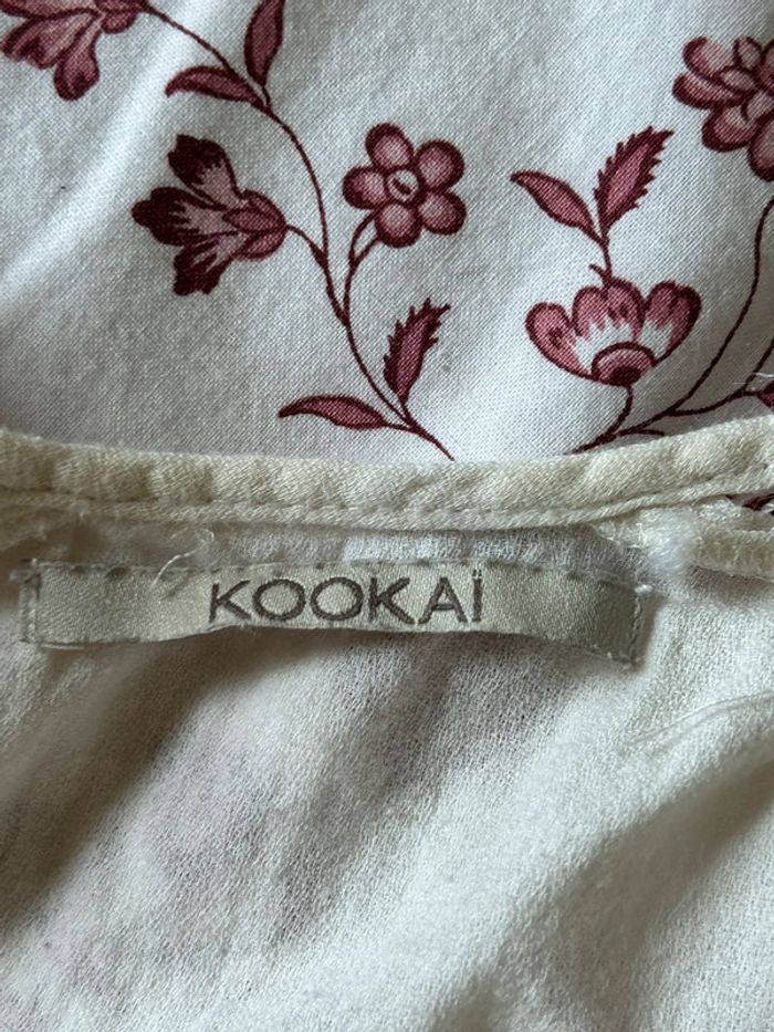 Débardeur blanc cassé kookai - taille 38 style ancien - photo numéro 8