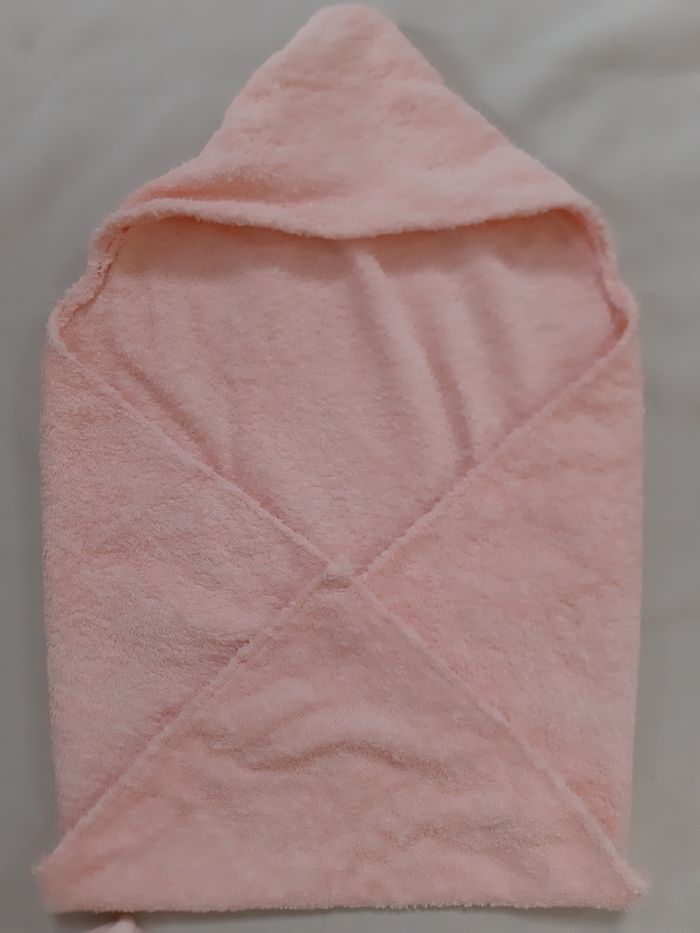 cape de bain naissance + gant + sac de transport ou de rangement - photo numéro 3