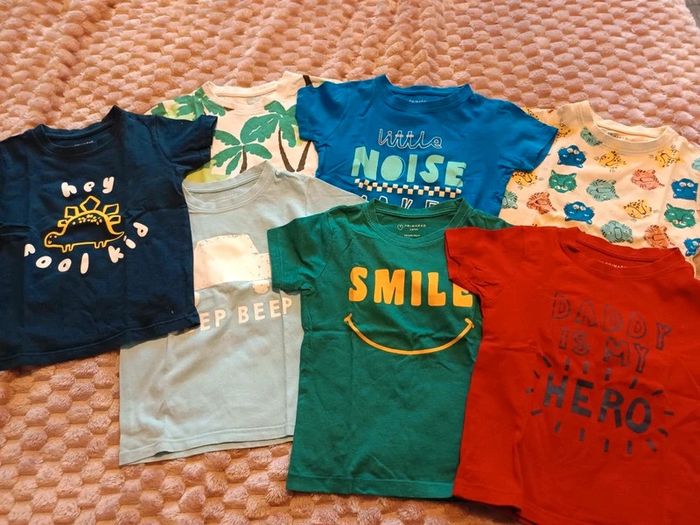 Lot 7 t shirt 24/36m Primark tbe