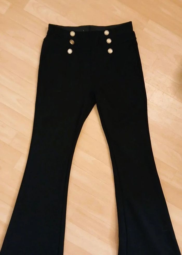 🖤 Pantalon noir – Taille 36 – État satisfaisant - photo numéro 5