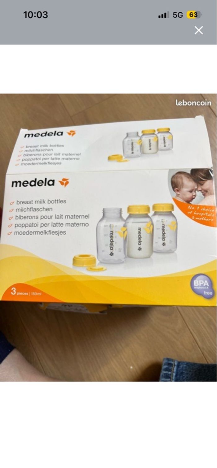 Biberon medela neuf - photo numéro 3