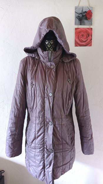 🌸Parka avec capuche amovible, Sym, taille 38