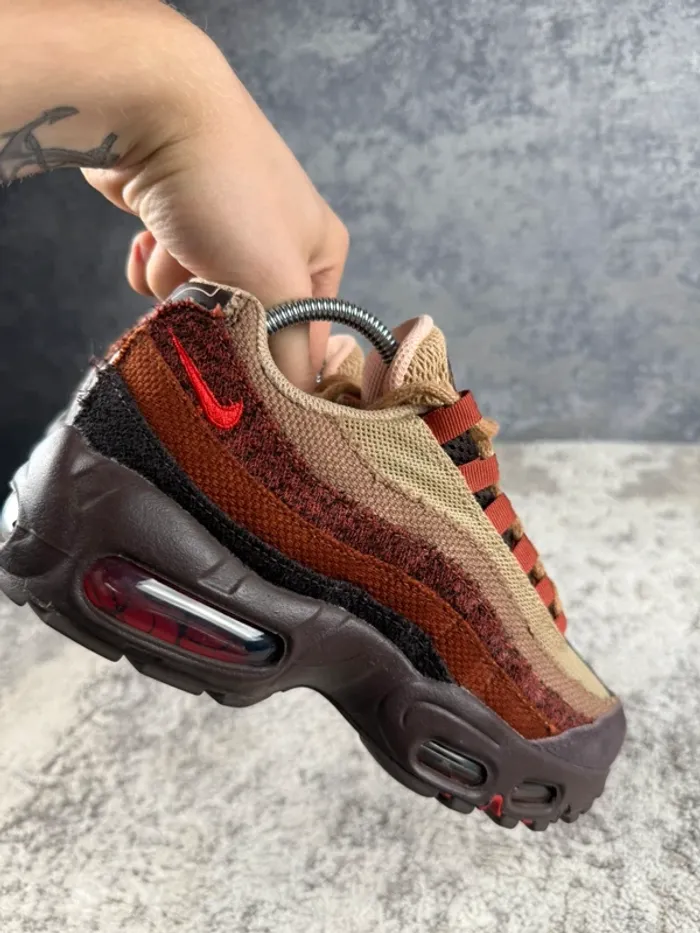 Nike Air Max 95 Anatomy Of Air Brown Basalt - Brown & Red & Beige - photo numéro 16