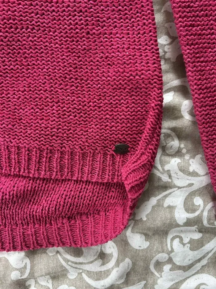 Pull fuchsia Only - Taille M - photo numéro 3