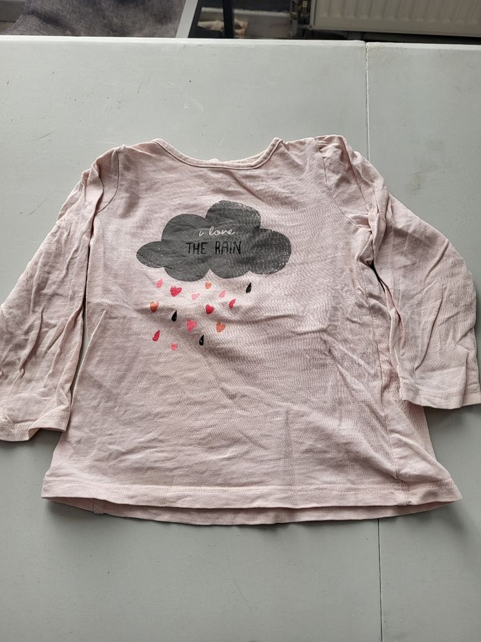 Lot de 2 tee shirt bout chou 12 mois - photo numéro 3