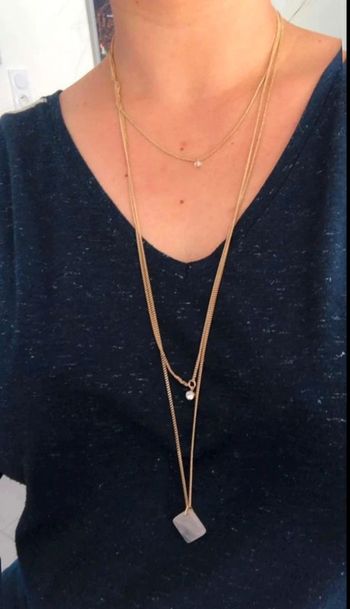 Collier  H&M  doré neuf