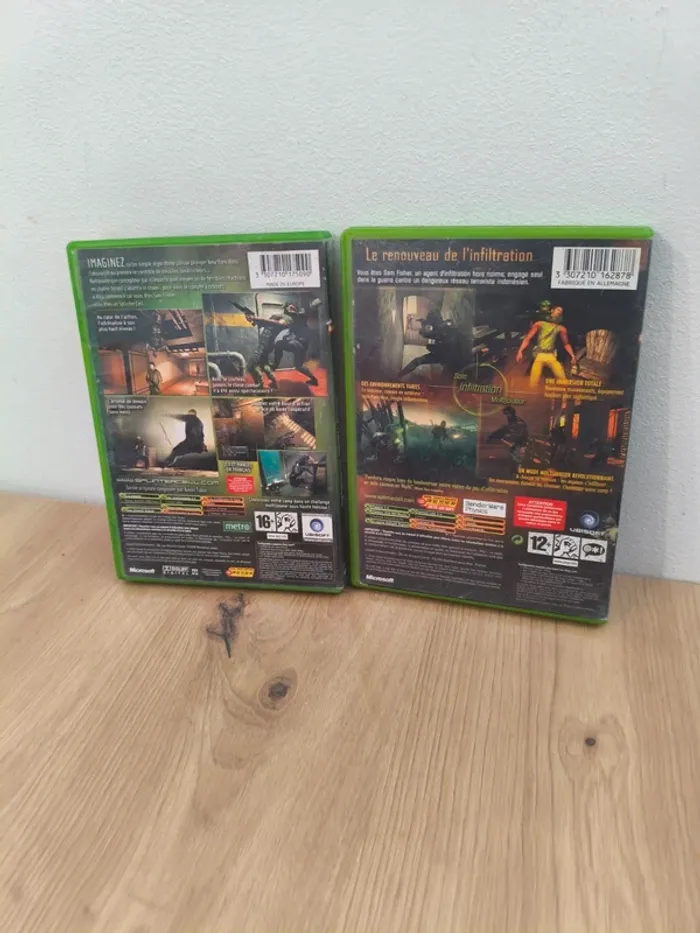 Lot jeux splinter cell Xbox - photo numéro 2