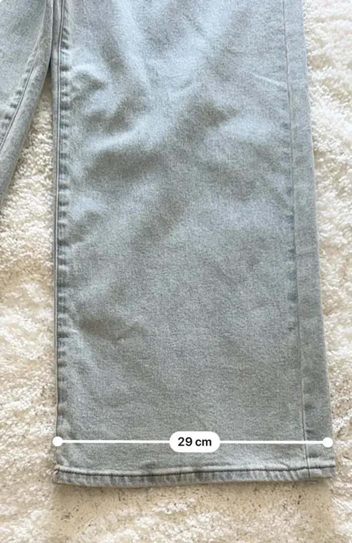 Boohoo – Jean large délavé – Taille 42 / UK 14 – Confort stretch - Neuf - Légère tache arrière - photo numéro 8