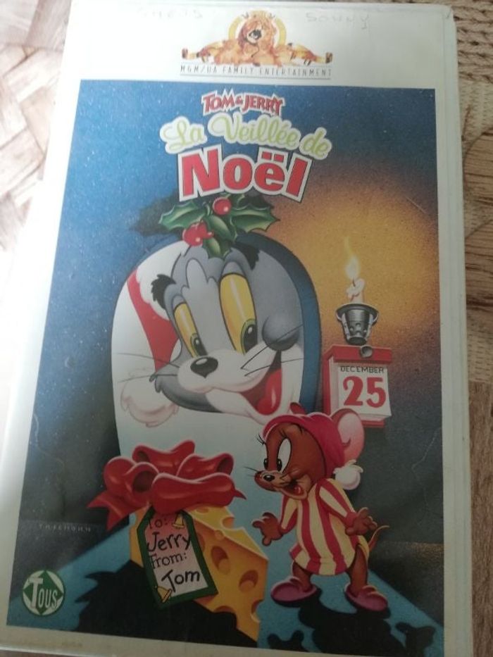 VHS Tom et Jerry. La veillée de Noël.
