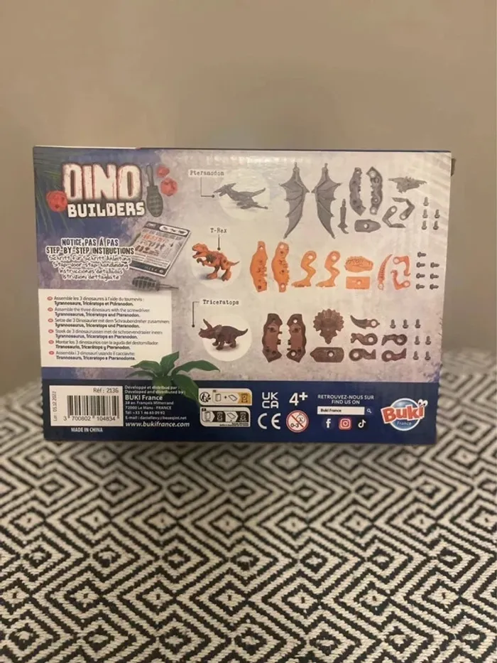 BUKI - Dino Builders, Dinos à assembler - 4 ans et + - photo numéro 2