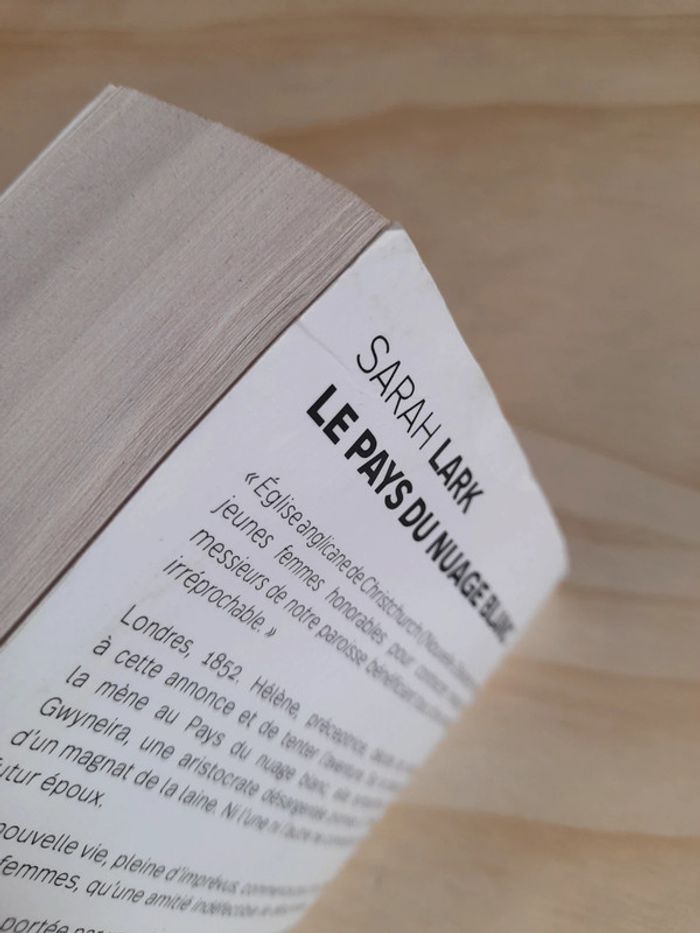 Le pays du nuage blanc - Livre de Sarah Lark - photo numéro 5