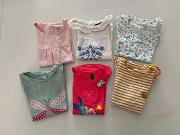 Lot 6 t-shirts MC 24mois Obaïbi/Sergent major