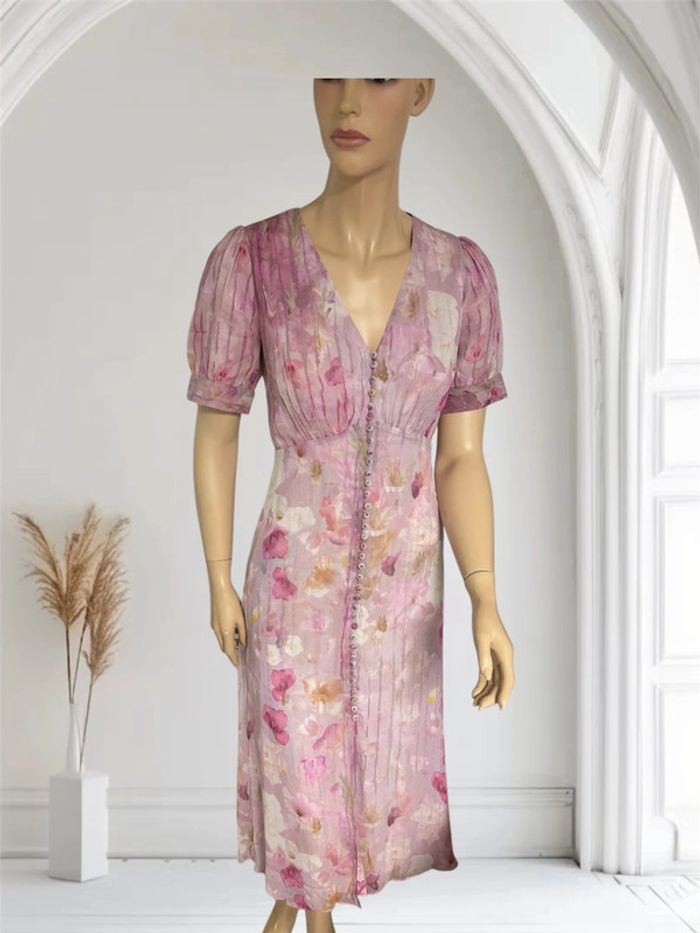 Robe The Kooples neuve - Taille 1 - Imprimé fleuri romantique