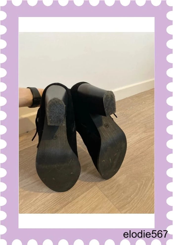 Boots à talons noir 40 - photo numéro 7