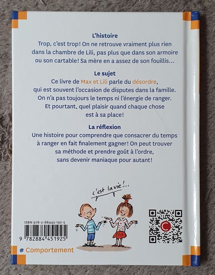 Livre Tome N°20 "Lili est désordre" (Dès 6 ans) / Éd. Calligram - photo numéro 2