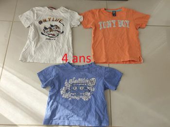 3 t-shirt 4 ans n°4