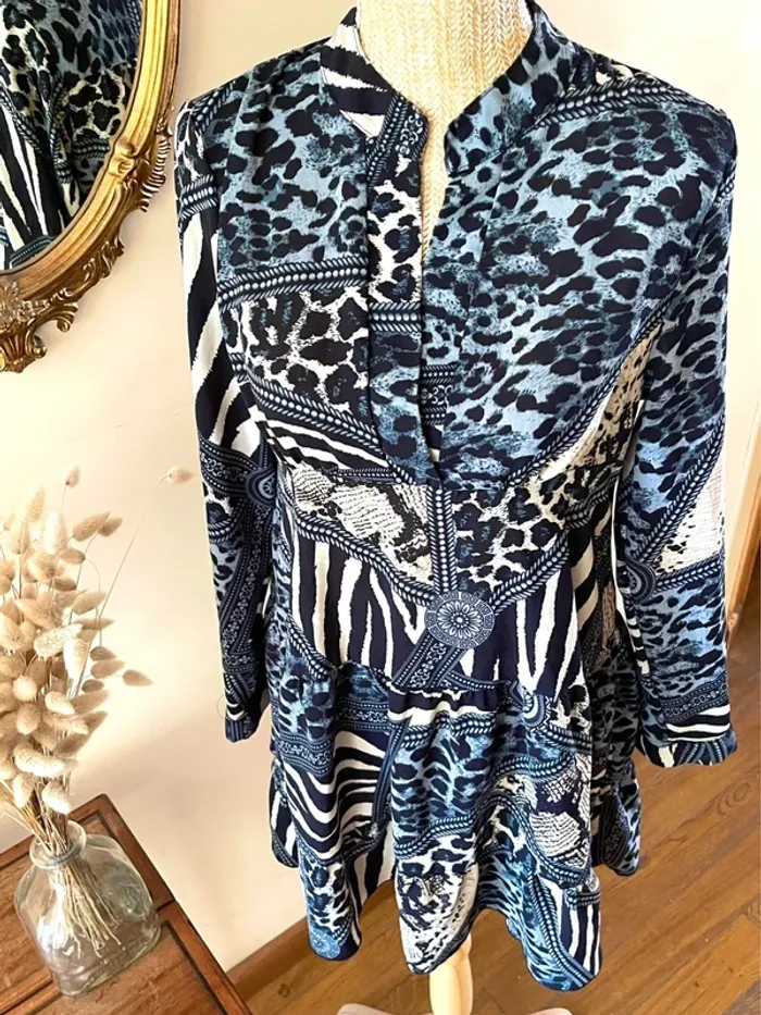 Robe à Motifs Géométriques léopard - Lillie Rose - Taille M/L ** neuf - photo numéro 7