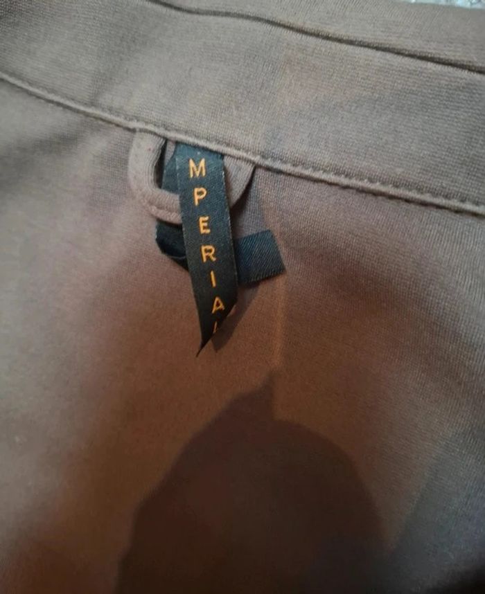 Blazer court Impérial brun en super état et en taille L - photo numéro 4