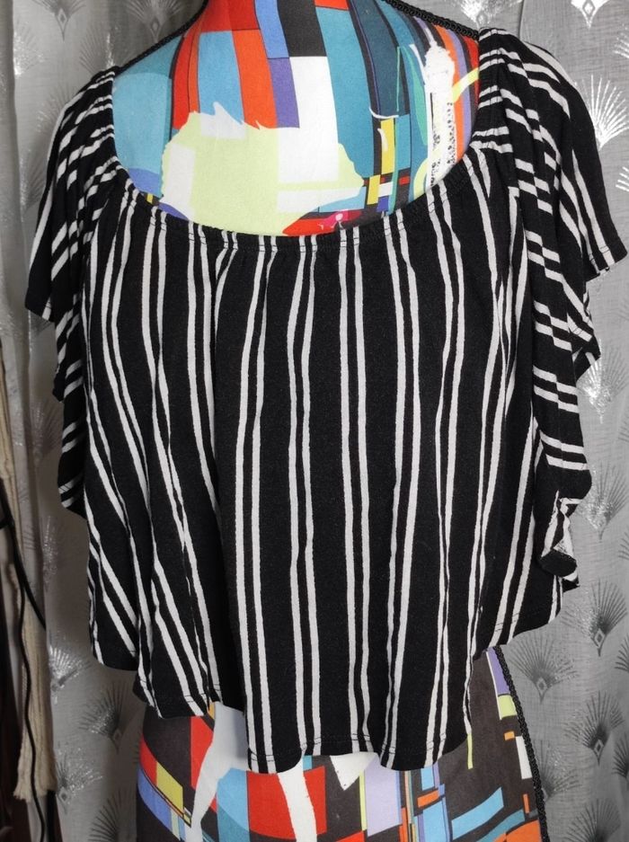 Croc top épaules dénudées