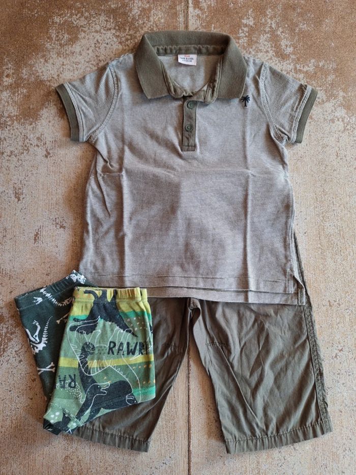 Ensemble polo Tape à l'œil et bermuda In Extenso - 4 ans