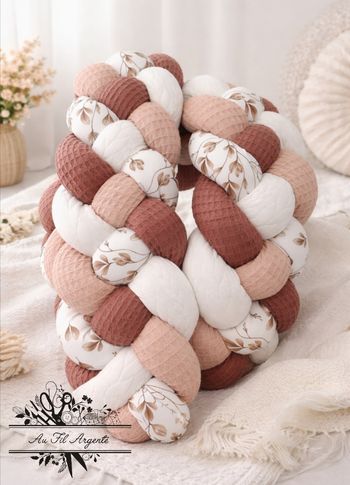 Tresse de lit fine en 4 épis de 2m 