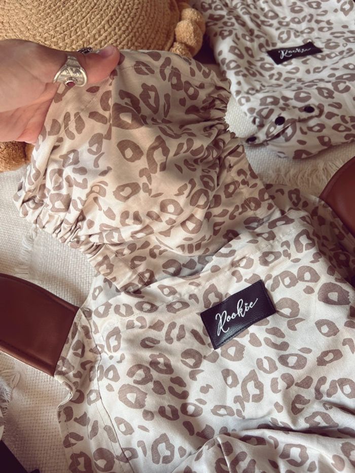 Porte-bébé rookie léopard premium beige - photo numéro 8
