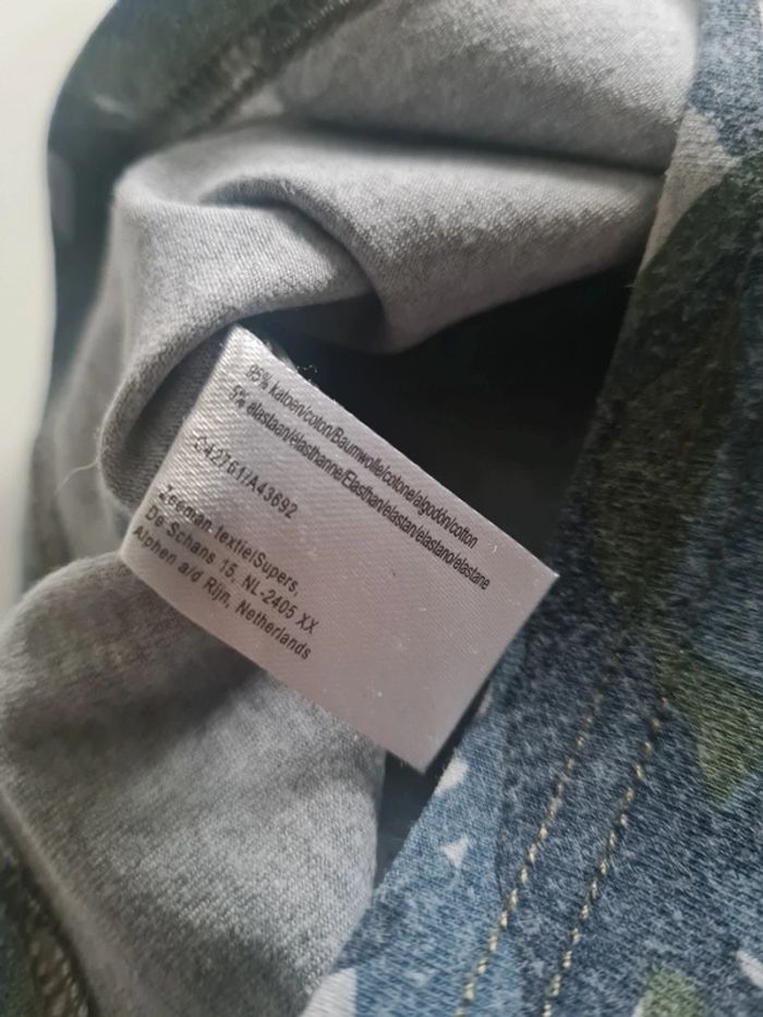 Débardeur militaire bleu, kaki et gris garçon 5 ans - photo numéro 4