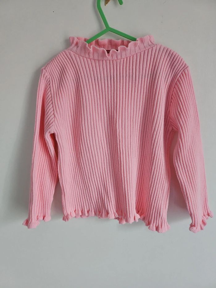 Pull rose fille 4 ans