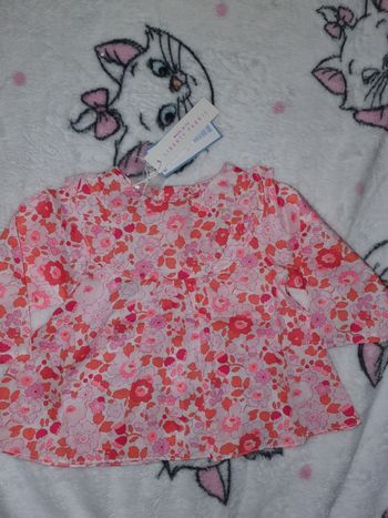 Blouse jacadi liberty 1 mois